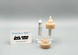set tepel op syringe maat 2  >210gr.